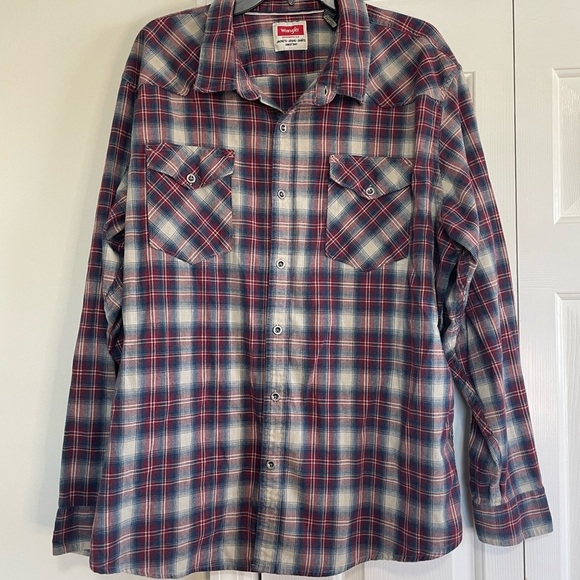 Wrangler Vintage Long Sleeve Button Down Size 2XL - Picture 1 of 7